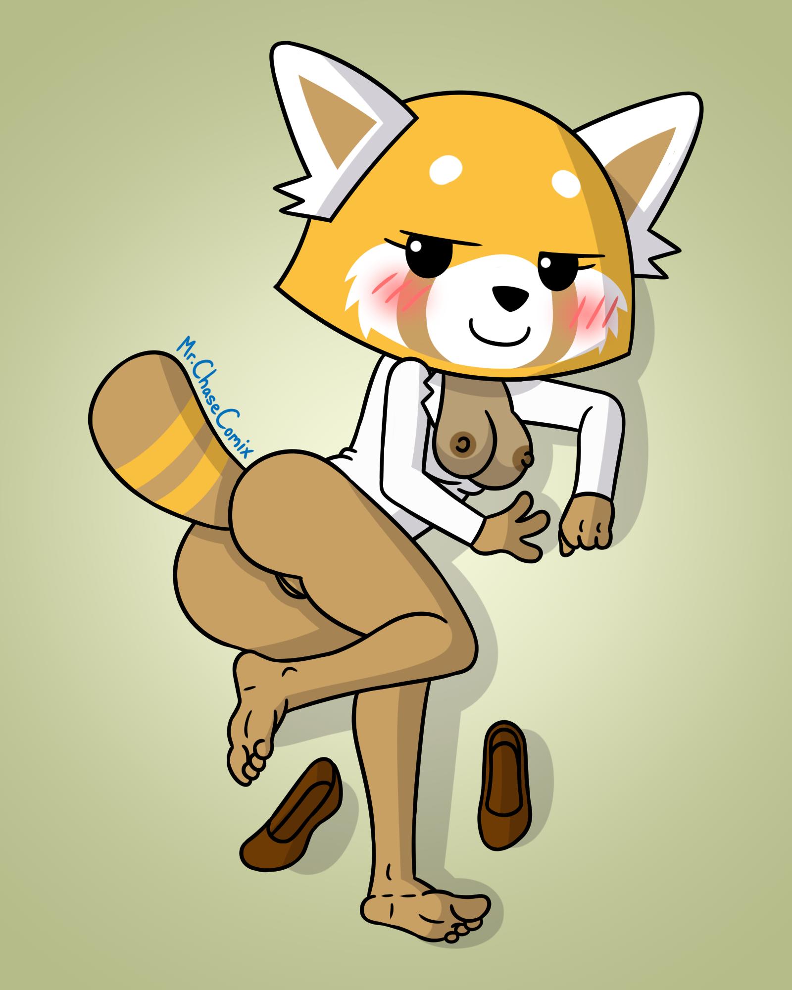 aggressive_retsuko ailurid feet female hi_res mammal mr._chase_comix mrchasecomix red_panda retsuko sanrio smooth_fur