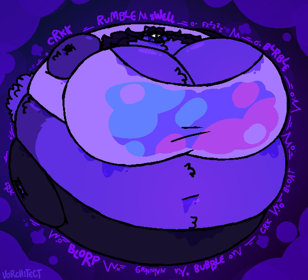 big_breasts blueberry_inflation breasts female inflation spherical_inflation sunken_head sunken_limbs vorchitect