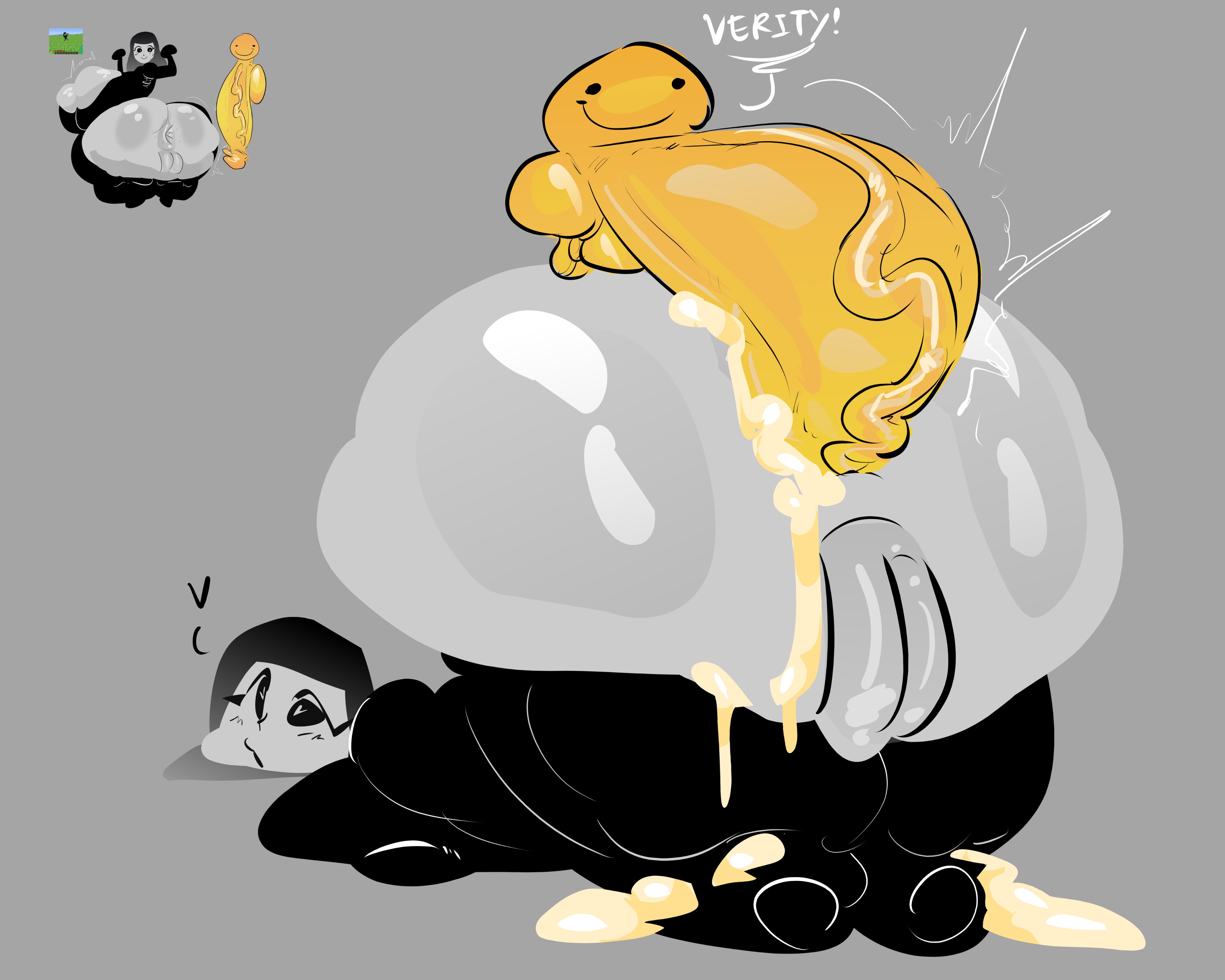 2026, 2d, 2d (artwork), 2d art, 2d artwork, anal, anal insertion, anal penetration, anal sex, ass, ass exposed, ava, ball with hyper features, big ass, big breasts, big butt, big penis, big thighs, black clothing, black hair, cum, cum in ass, cum inside, dialogue, dumptruck ass, face down ass up, fat ass, fat butt, fat pussy, fat thighs, gigantic ass, gigantic penis, greaseyhair, head down ass up, heart eyes, huge ass, huge breasts, huge butt, huge cock, huge thighs, hyper ass, hyper penis, large ass, large penis, massive ass, massive penis, mcyt, mii, mii maker, minecraft, minecraft (series), minecraft arg, minecraft youtubers, nintendo, pants down, pants pull, pants pulled down, penis, reference image, thick thighs, twitter, verity, verity (thatmob), wide hips, youtube