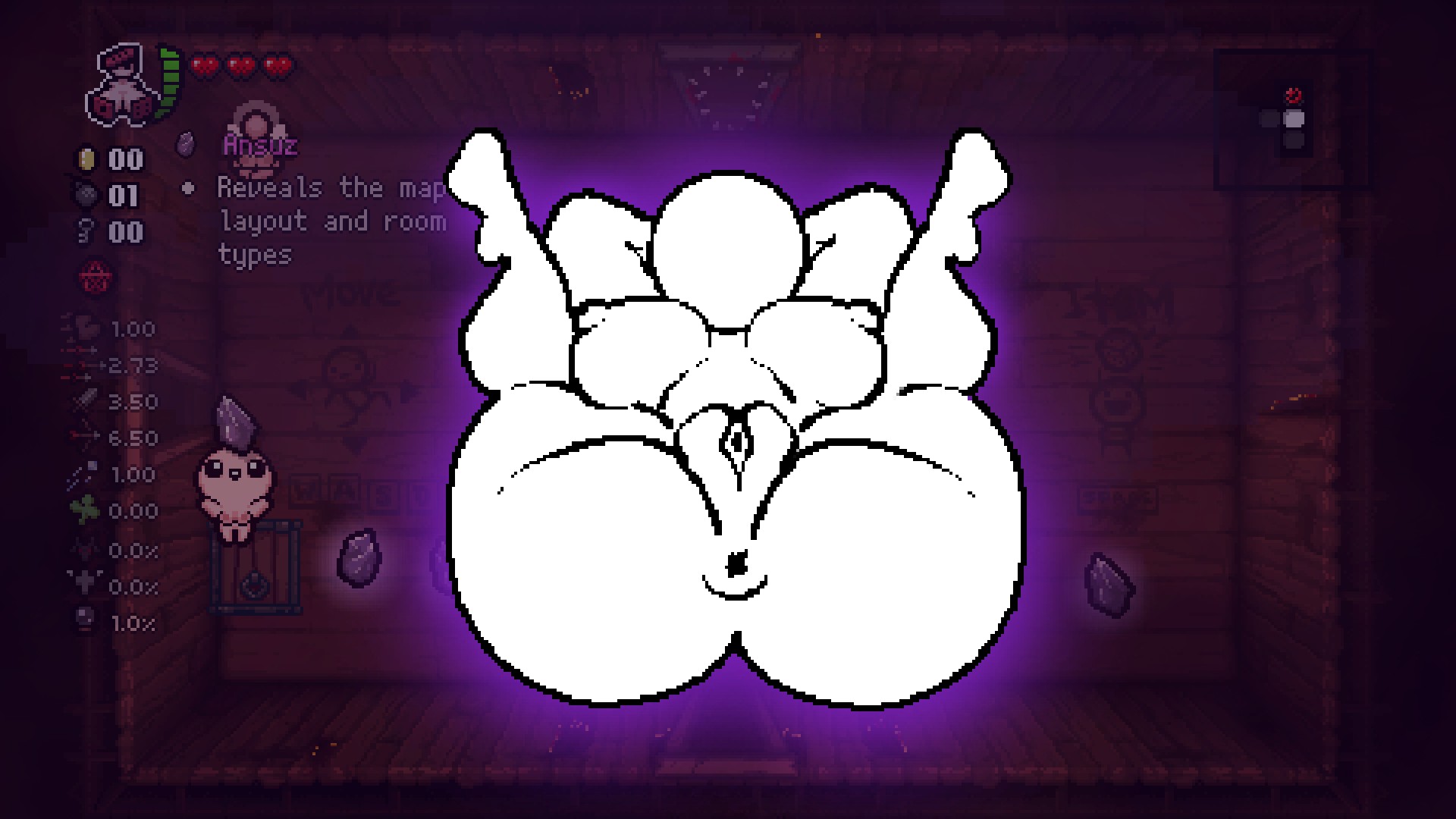 ass, big ass, big breasts, breasts, female, female only, legs up, miny's lewd pack, the binding of isaac, thick thighs