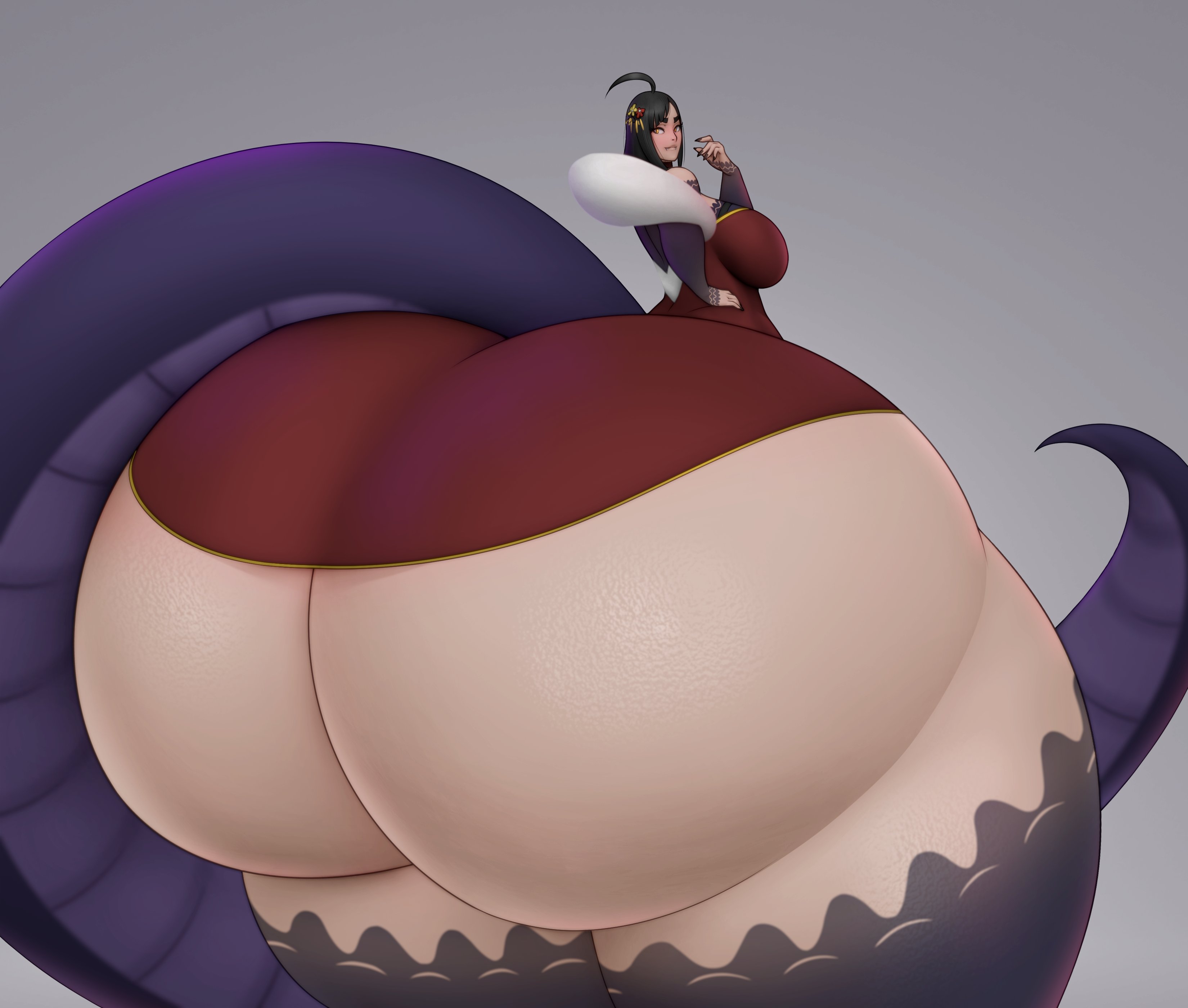1girls, ass, ass bigger than body, ass bigger than breasts, ass bigger than head, ass bigger than torso, big breasts, bottom heavy, breasts, breasts bigger than body, breasts bigger than torso, colossal ass, enormous ass, female, giant ass, huge ass, hyper, hyper ass, hyper bimbo, hyper hips, hyper thighs, indie virtual youtuber, large breasts, long hair, looking back, massive ass, saavlewd, someshittysketches, tagme, thick thighs, virtual youtuber, wide hips