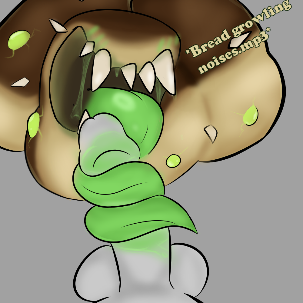 big_ass bread bread_monster green_saliva long_tongue sharp_teeth team_fortress_2 text