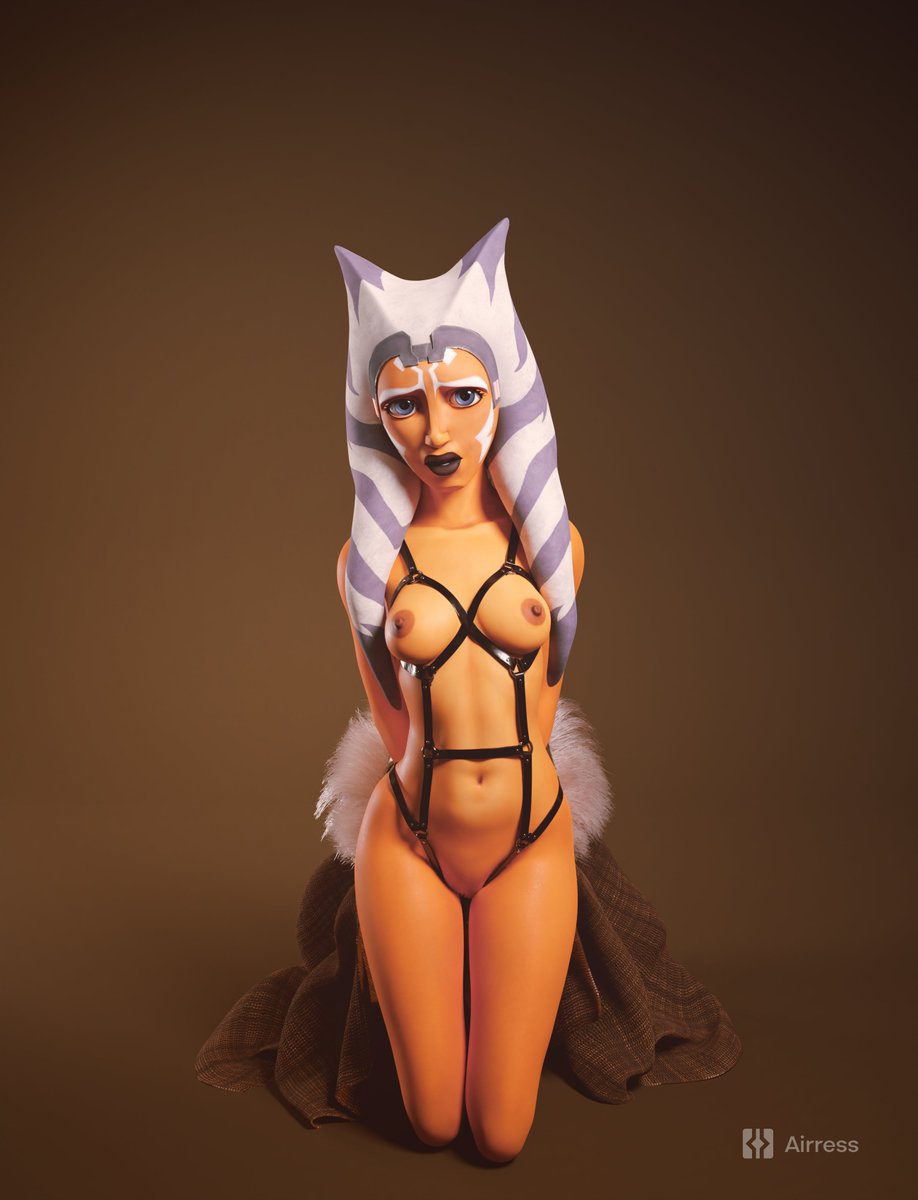 1girls 3d ahsoka_tano airress3d airress3d_(3d-modeller) alien alien_girl areolae athletic athletic_female blender breasts clone_wars clothing coat completely_nude completely_nude_female face_markings facial_markings female female_only fur_coat fur_trim jedi lekku lekku_(anatomy) looking_at_viewer looking_back medium_breasts nipples nude nude_female on_floor on_knees orange_body orange_skin petite petite_body pose posing presenting presenting_breasts presenting_pussy pussy pussy_lips pussy_peek sideboob simple_background small_breasts solo standing star_wars the_clone_wars:_season_seven togruta undressing vagina watermark