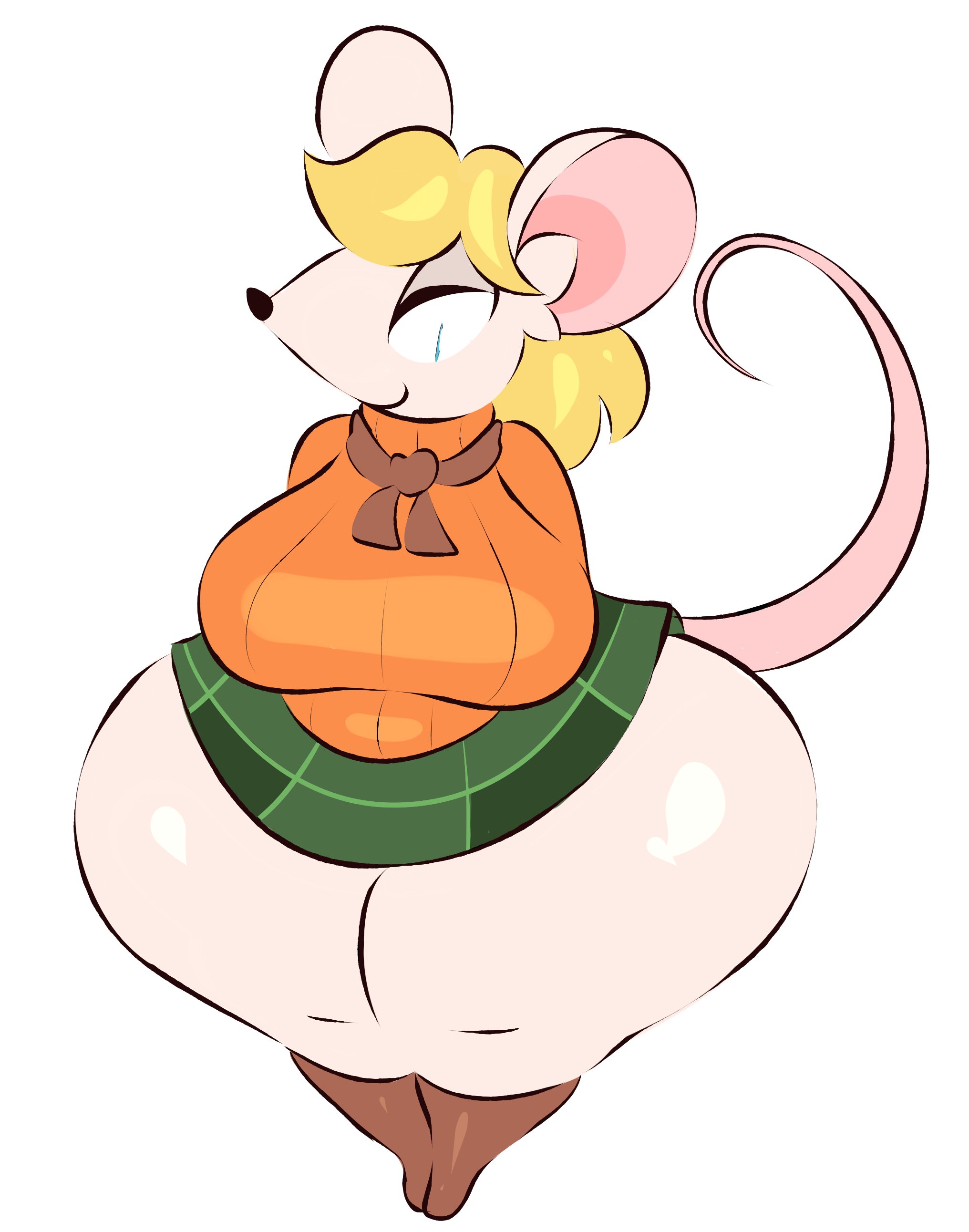 anthro, arizonathevixen, ashley graham, big breasts, breasts, capcom, clothed, clothing, female, miniskirt, moushley, no humans, resident evil, skirt, solo, thick thighs, wide hips