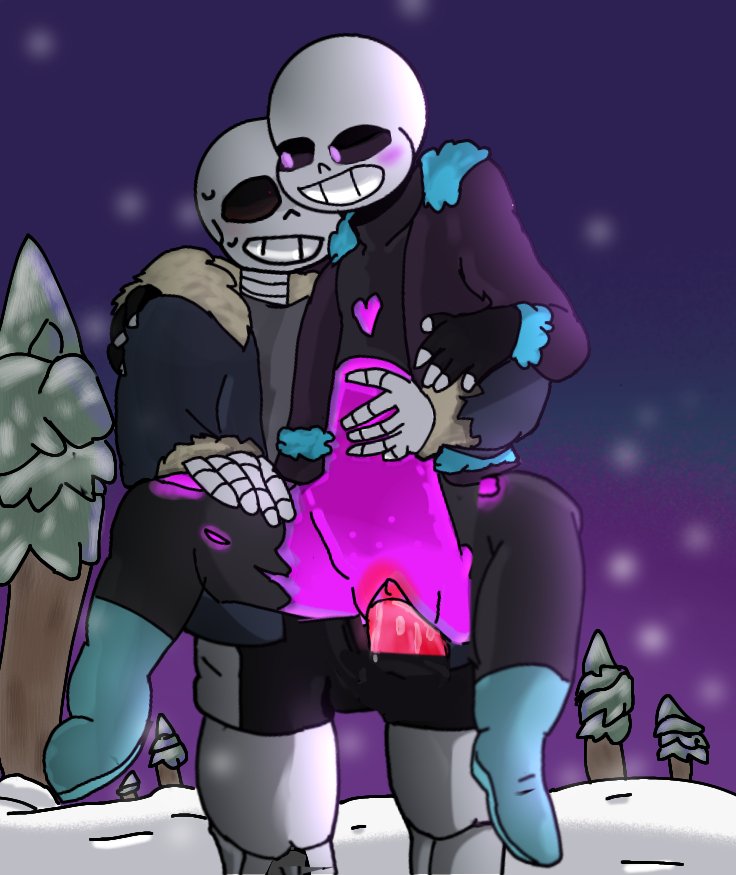 2d carrying_partner carrying_position color cum cum_in_pussy cum_inside cuntboy ectobody ectopussy forest holding_onto_partner horror_sans horrortale horrortale_sans outdoors outside outside_sex pink_body public public_sex red_penis rule_63 sans sans_au sanscest snow standing standing_sex uncensored underlust underlust_sans undertale undertale_(series) undertale_au zendsboi_(artist)