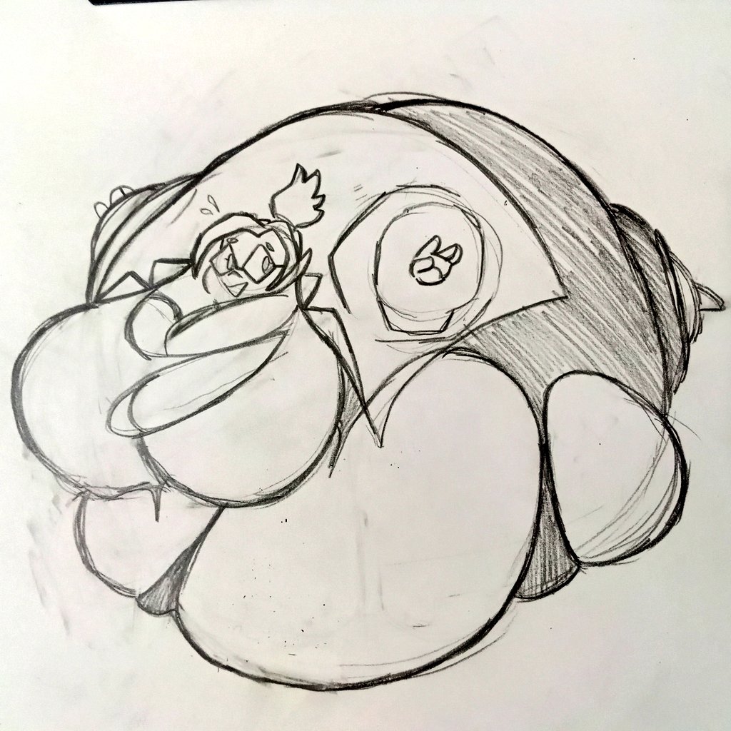 alien alien_girl cosmo_the_merry_martian female female_only full_body_inflation fully_clothed glasses glassomass happy immobile inflation lab_coat martian medulla_(cosmo) ripped_clothing smiling spherical_inflation sunken_head sunken_limbs