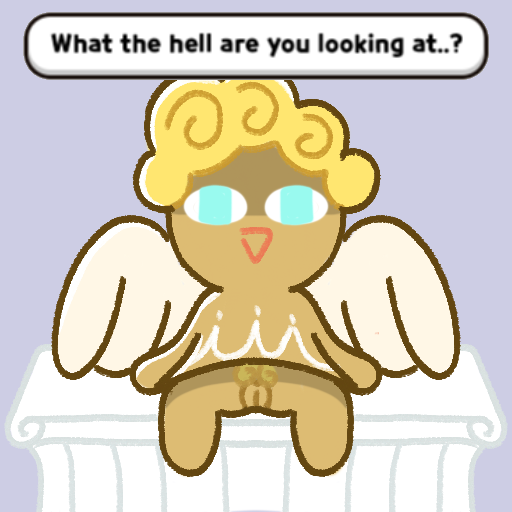 1girls angel_cookie cookie_run cookie_run_kingdom shitpost tagme text