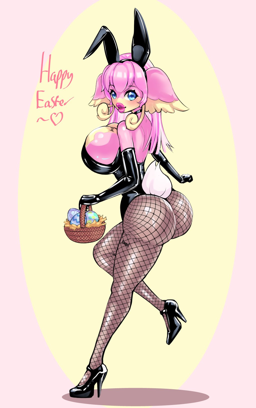 anthro audino big_lips bimbo bimbo_lips bimboaudino bimbofication bimbovaporeon bunnysuit dick_sucking_lips female female_only fishnets gloves heal_slut healslut high_heels huge_ass huge_breasts long_gloves navel pokémon_(species) pokemon revealing_clothes shiny_clothes thick_lips thick_thighs tight_clothing wide_hips