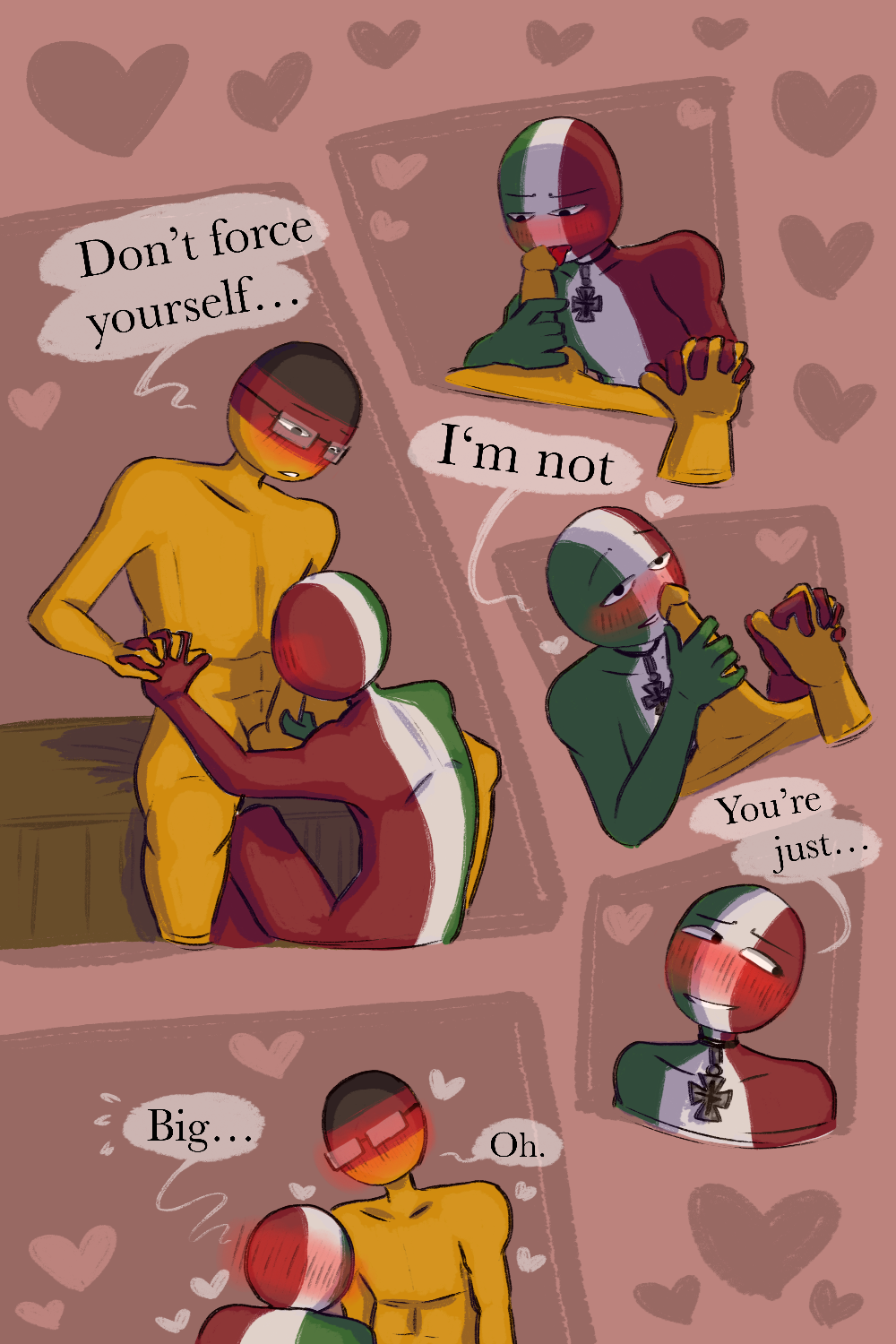 Uncut blowjob cant hold it