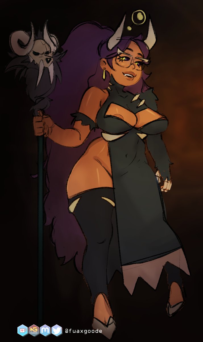 1girls 2023 alternate_costume alternate_hairstyle alternate_version_available big_breasts breasts camila_noceda dark-skinned_female dark_skin female female_only fuax_goode looking_at_viewer luz_noceda_(cosplay) mature_female milf mother solo straight_hair the_owl_house wide_hips