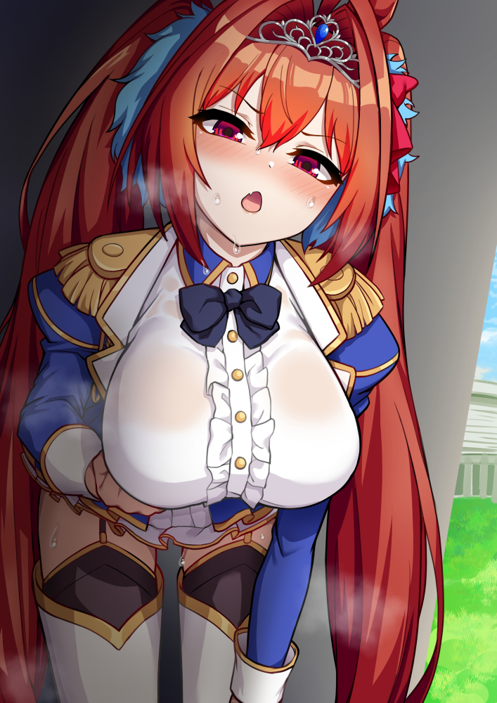 animal ears, daiwa scarlet (umamusume), pixiv, seductive, umamusume, umamusume pretty derby