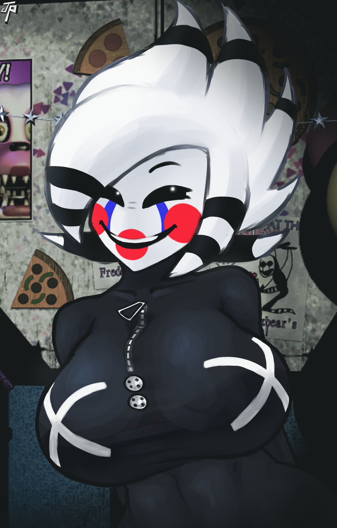 big breasts, breasts, cally3d, clazzey, cryptiacurves, fazclaire's nightclub, female, female only, five nights at freddy's, five nights at freddy's 2, fnaf, fredina's nightclub, jemphep, marie (cally3d), marie (cryptia), marionette (fnaf), milf, puppet (cally3d), puppet (fnaf), scottgames, solo, solo female