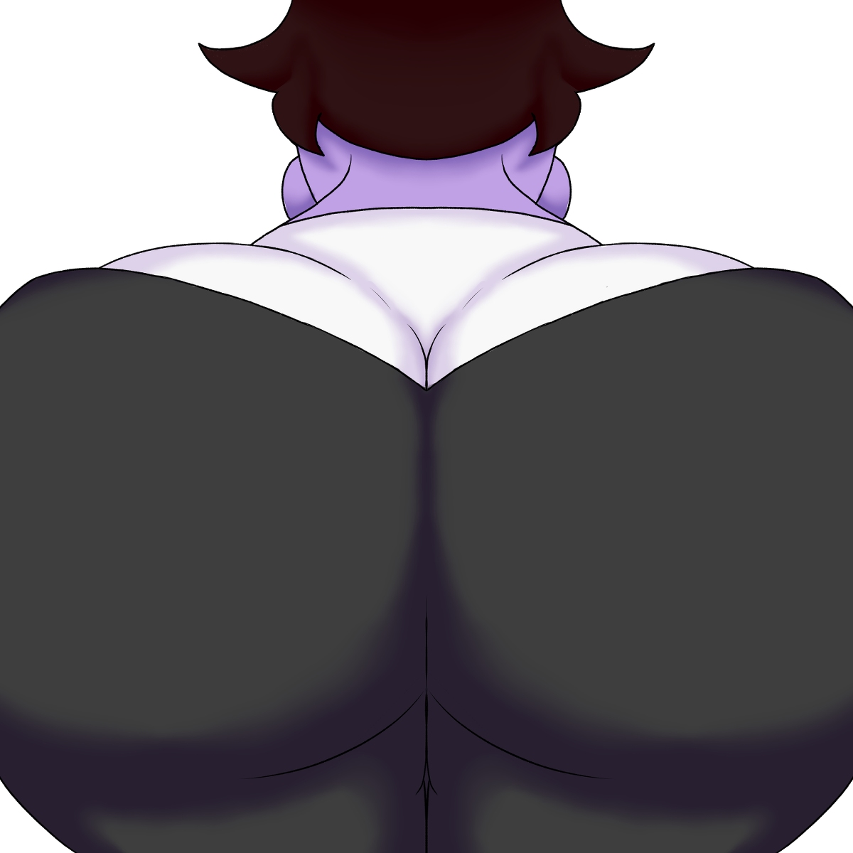 1girls, artist request, ass, ass cleavage, ass crack, big ass, bottom heavy, brown hair, butt crack, fat ass, female, huge ass, jaiden, jaiden animations, jaidenanimations, thick thighs, y shaped butt crack, yoga pants, youtube, youtuber