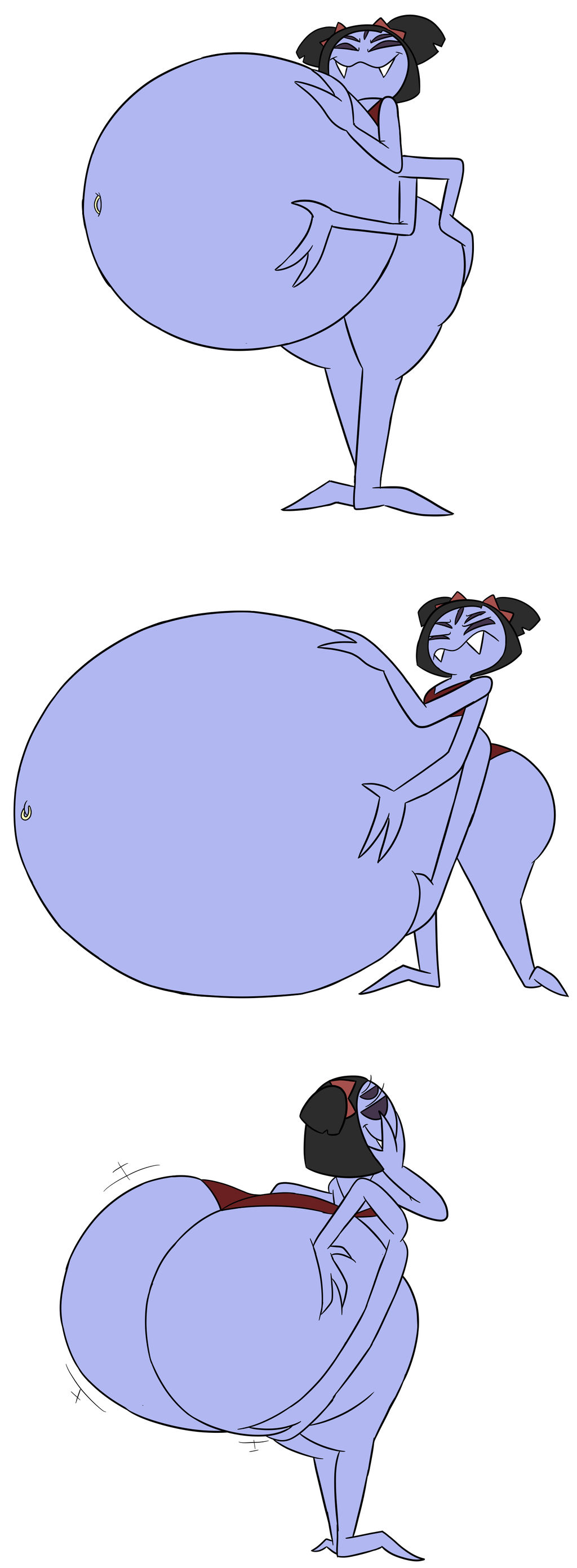 2d, 5 eyes, 6 arms, anthro, arachnid, arachnid humanoid, ass, awesomesir, big ass, big belly, big butt, color, female, muffet, multi arm, multi eye, multi limb, purple skin, spider, tagme, undertale, undertale (series), vore, vore belly