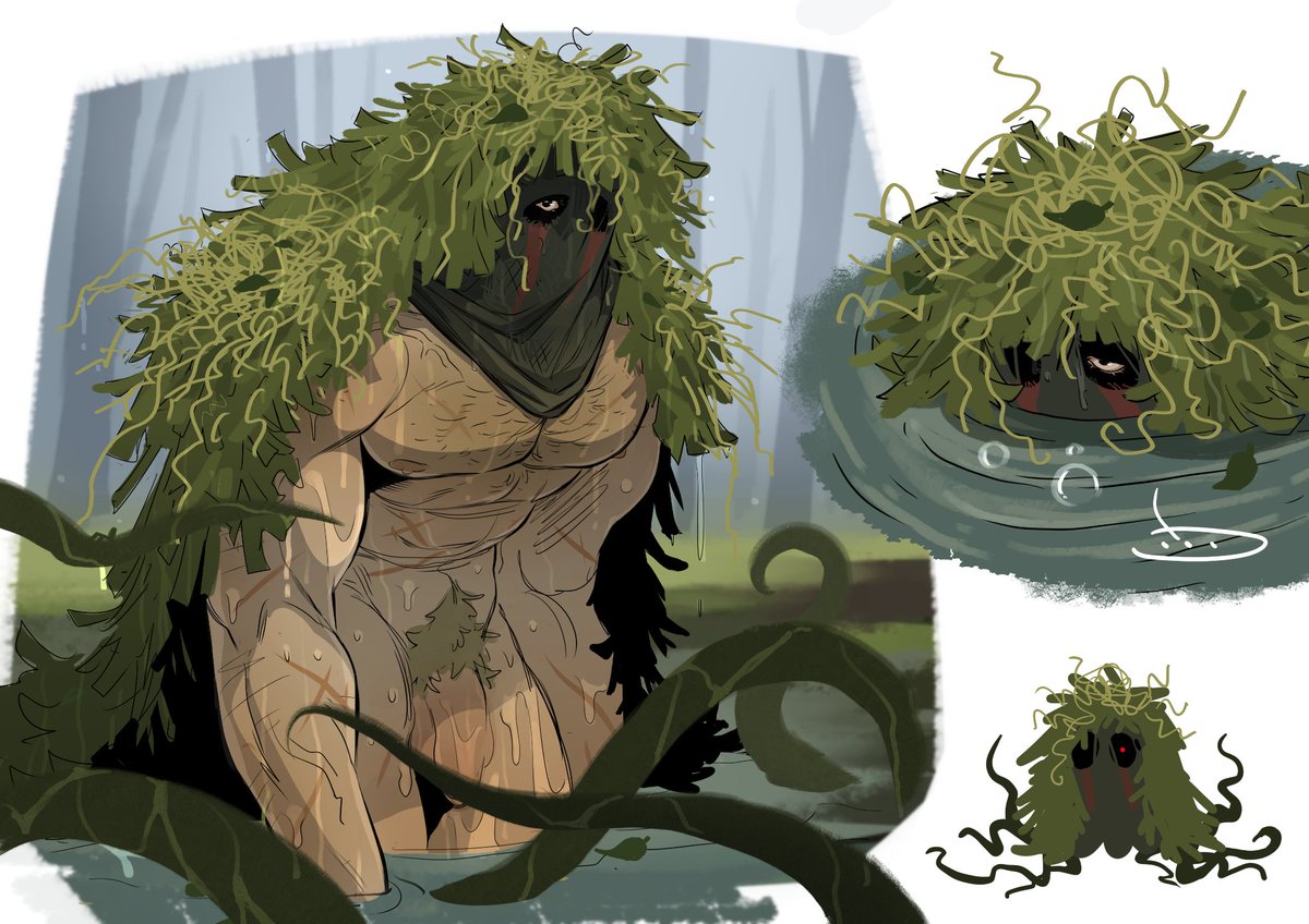 1boy, bara, bara tits, barazoku, blonde, blonde hair, body hair, call of duty, camouflage, chest hair, chest tuft, digital media (artwork), flaccid, flaccid penis, gay, gay male, ghillie suit, hair, hi res, konig, looking at viewer, male, male only, male tits, mask, masked, masked male, muscular, muscular male, naked, naked male, partially submerged, pubic hair, scar, scars, scars all over, solo, speech bubbles, wdp66281167, wet body, yaoi