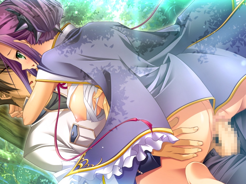 barefoot censored chouryou_bun'en feet hongou_kazuto koihime†_(series) koihime_musou male penis purple_hair sex