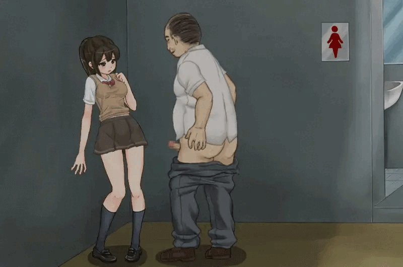 1boy, 1girls, age difference, animated, aokumashii, aroused, bad end, big breasts, blowjob, breasts, brown eyes, brown hair, buchikome high kick, captured, cum, cum in mouth, cum in throat, cum inside, cum on breasts, cum on clothes, cum on face, cum overflow, cumdrip, defeated, ejaculation, embarrassed, fat male, fellatio, female, female human, femsub, game cg, gameplay, handjob, human, human female, human male, kneeling, larger male, light skin, light-skinned female, male, maledom, mature male, medium breasts, molestation, older male, older penetrating younger, oral, oral sex, penis, penis awe, ponytail, rape, scared, school uniform, skirt, slim waist, smaller female, spread legs, sprite, submissive, submissive female, swallowing, swallowing cum, teenage female, teenager, ugly bastard, variant, younger female