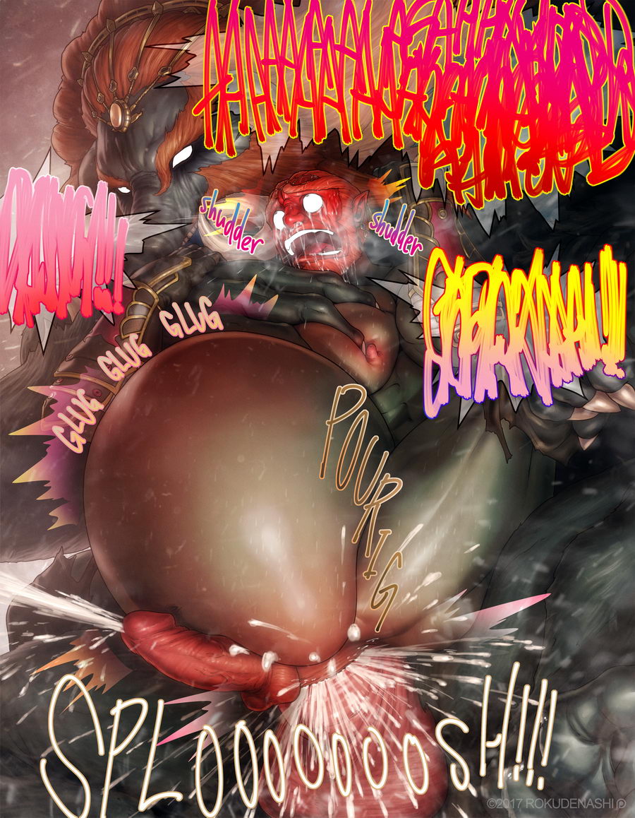 anal anal_sex anthro balls bara beast_ganon big_balls big_belly big_penis blush boner cum cum_in_ass cum_inside cumflation dark_fur erection eyes_rolling_back furry ganon ganondorf ganondorf_(twilight_princess) gay gerudo green_skin huge_cock inflation male male_only muscles muscular naked nude orgasm pec_grasp penis penis_size_difference ripped_clothing rokudenashi selfcest sex size_difference speech_bubble spread_legs steamy_breath suina sus_(pig) sweaty tears the_legend_of_zelda tusks twilight_princess