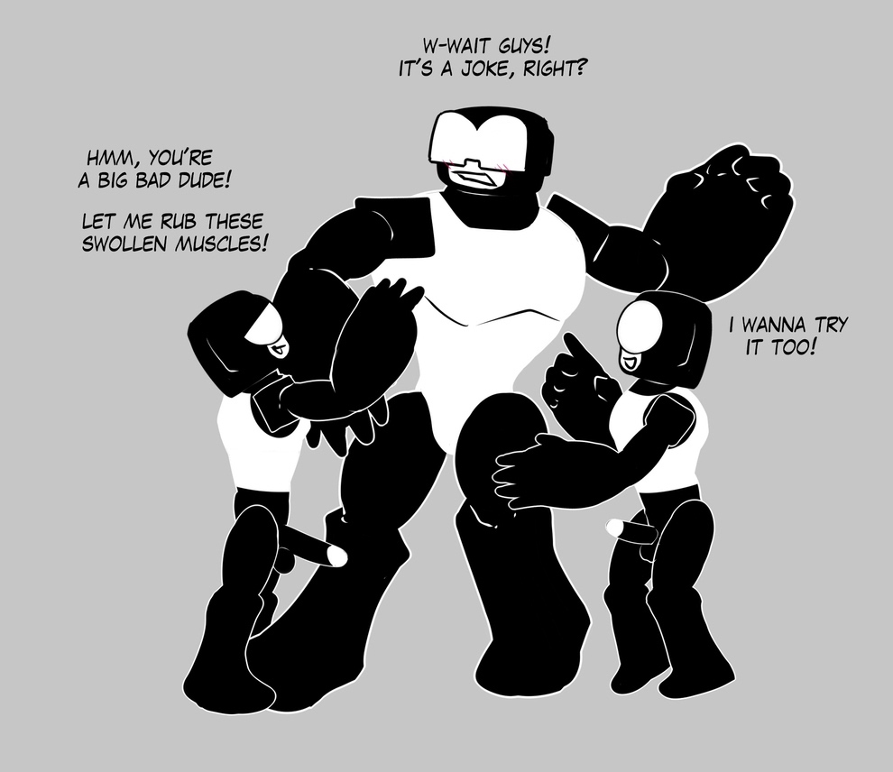 bulge dragmon genitals humanoid male monochrome muscular newgrounds penis tankman transformation