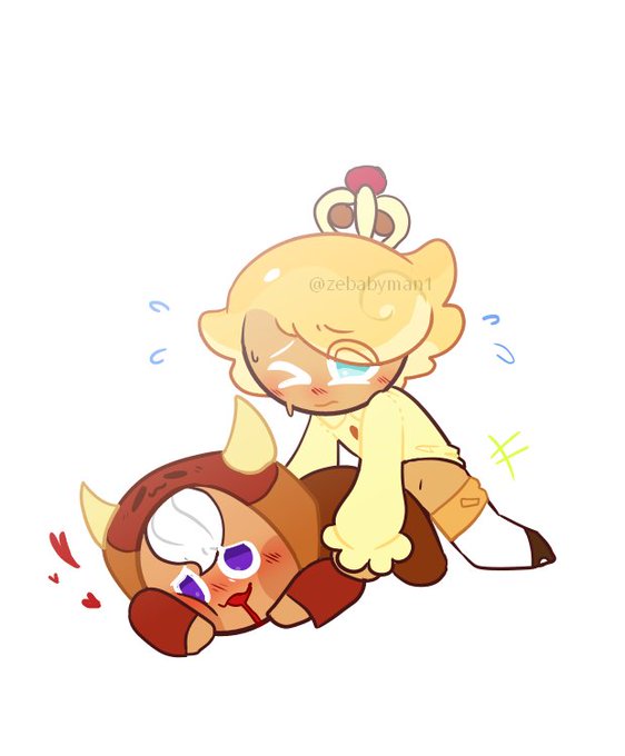 2boys cookie_run cookie_run_kingdom cookie_run_ovenbreak custard_cookie_iii pancake_cookie tagme yaoi