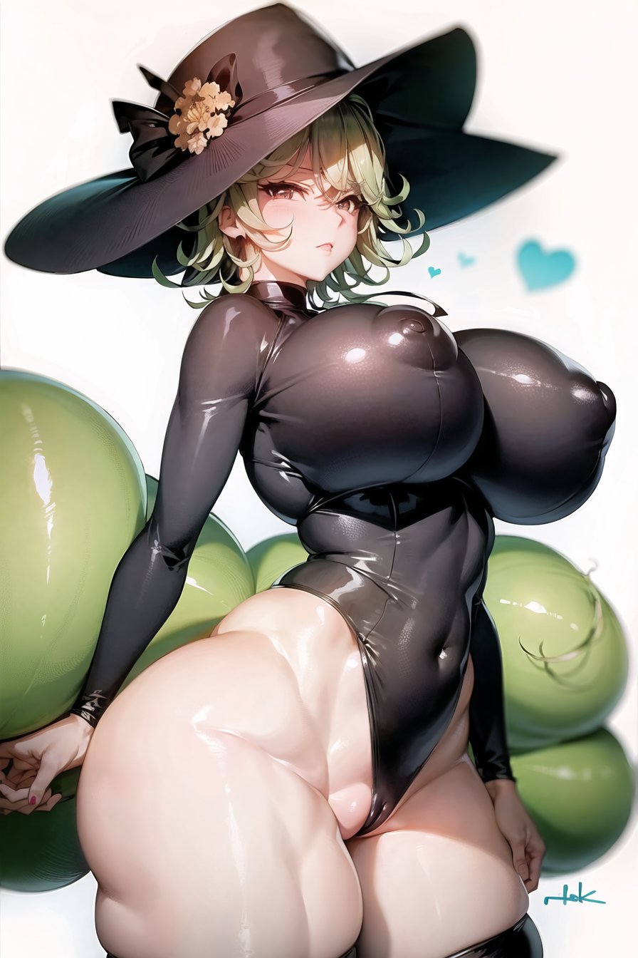 1girls, ai generated, alternate breast size, ass, breasts, cameltoe, erect nipples under clothes, female, female only, highleg leotard, huge ass, huge breasts, leotard, looking at viewer, nipples visible through clothing, one-punch man, pussy, self upload, skin tight, solo, tatsumaki, thick thighs, tight clothing, white background