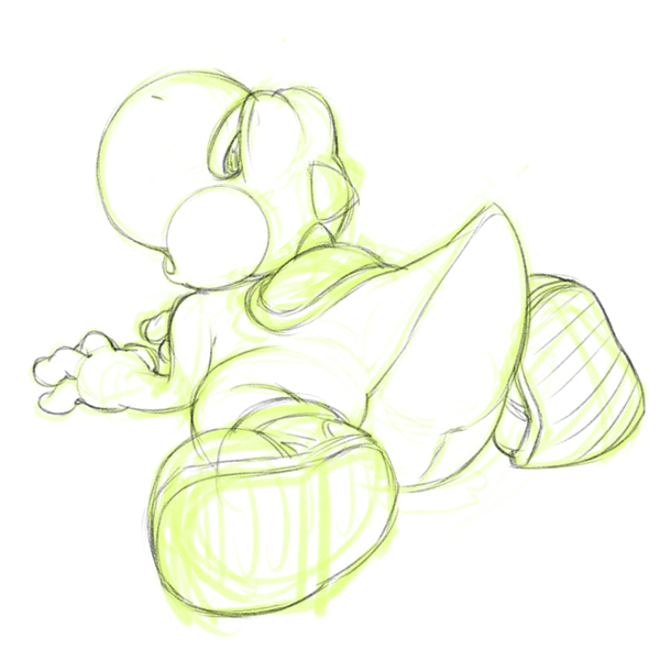 cotora exposed_pussy female mario_(series) nintendo pussy shoes sketch tagme yoshi