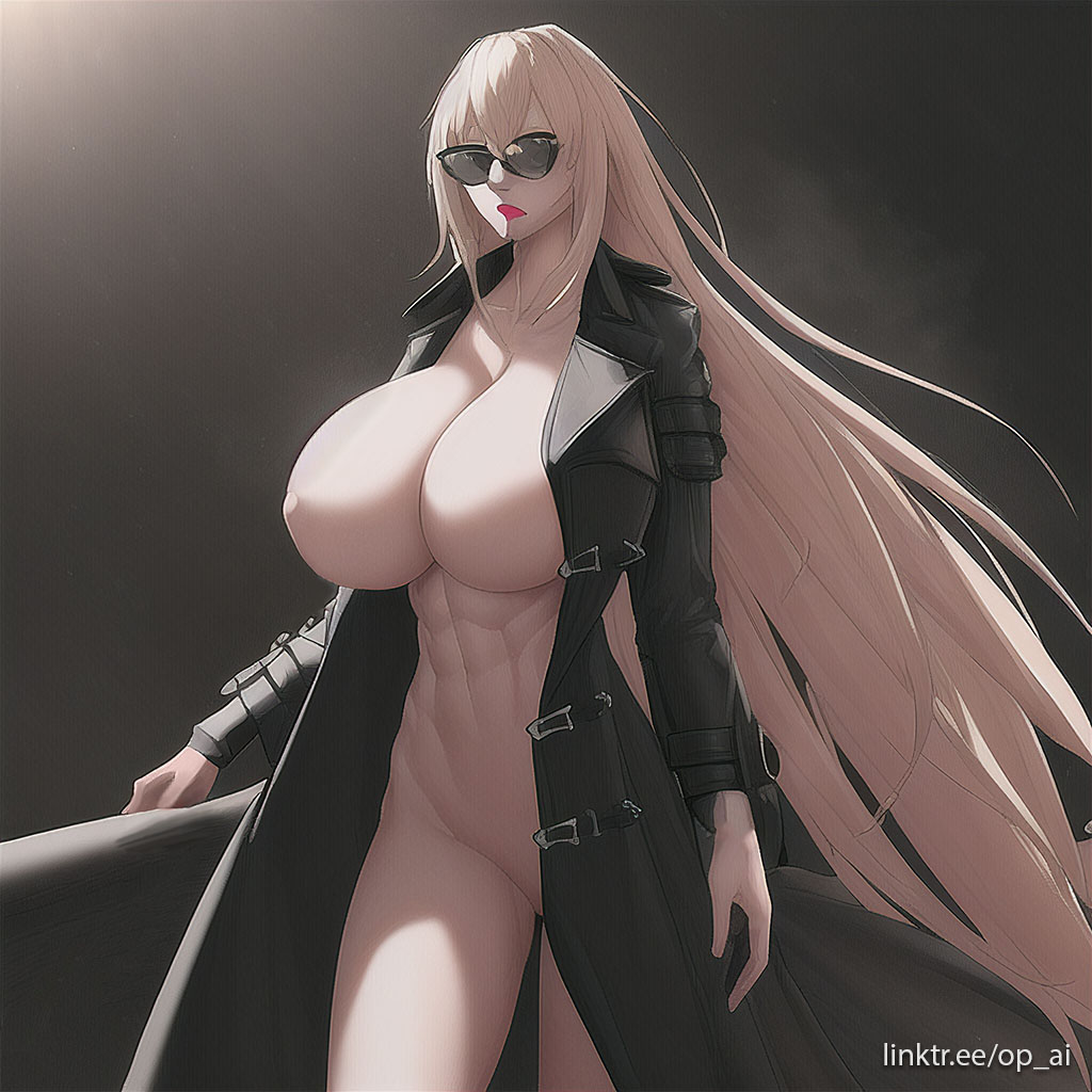 ai_generated huge_breasts long_hair op_ai sunglasses tinted_eyewear