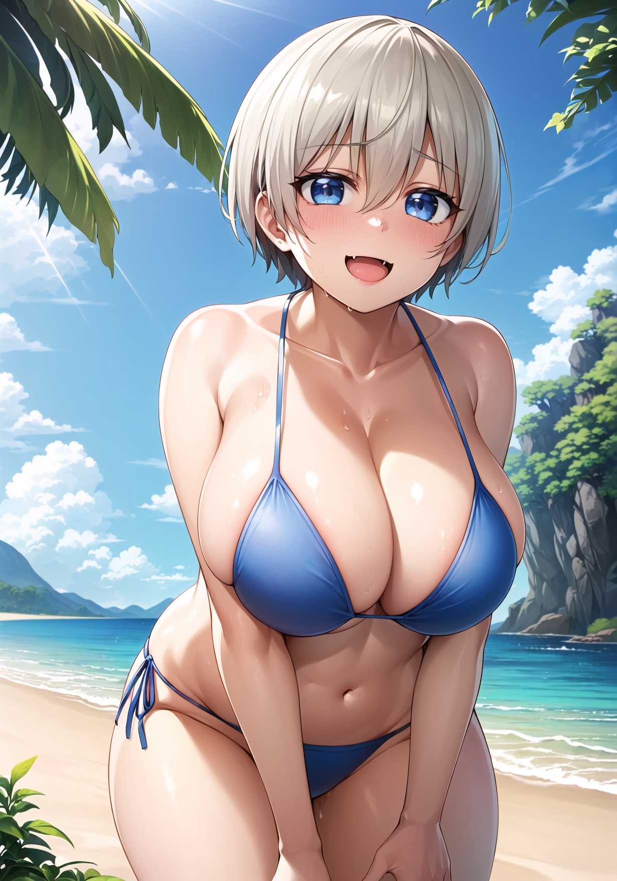 1girls, ai generated, breasts, curvaceous, curvy body, curvy female, curvy figure, female, female focus, female only, huge breasts, looking at viewer, seductive look, solo focus, stable diffusion, uzaki hana, uzaki-chan wa asobitai!, voluptuous, voluptuous female