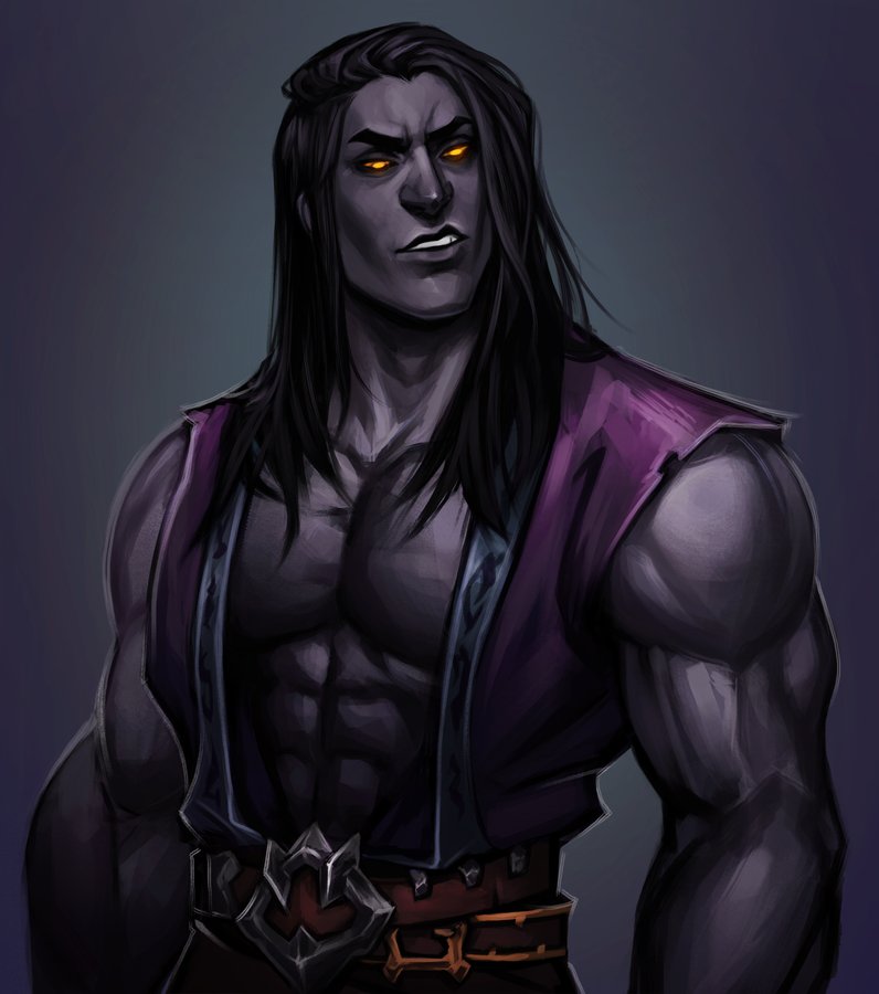 1boy abs bare_chest bare_shoulders biceps black_hair darksiders darksiders_2 death_(darksiders) glowing_eyes grey_background grey_body grey_skin humanoid long_hair male male_only muscle muscles muscular muscular_arms muscular_male no_humans notesz_(artist) open_clothes orange_eyes pecs pectorals plain_background revealing_clothes shoulder_length_hair simple_background tagme tagme_(artist) triceps