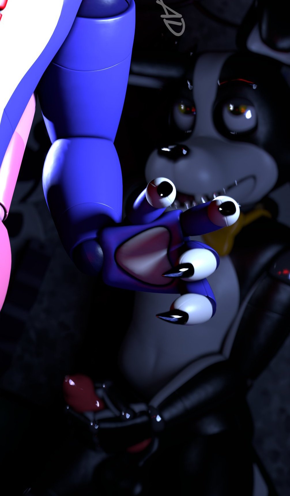 2boys candy_(fnac) doug_(tnar) fazbear_fanverse five_nights_at_candy's penis those_nights_at_rachel's