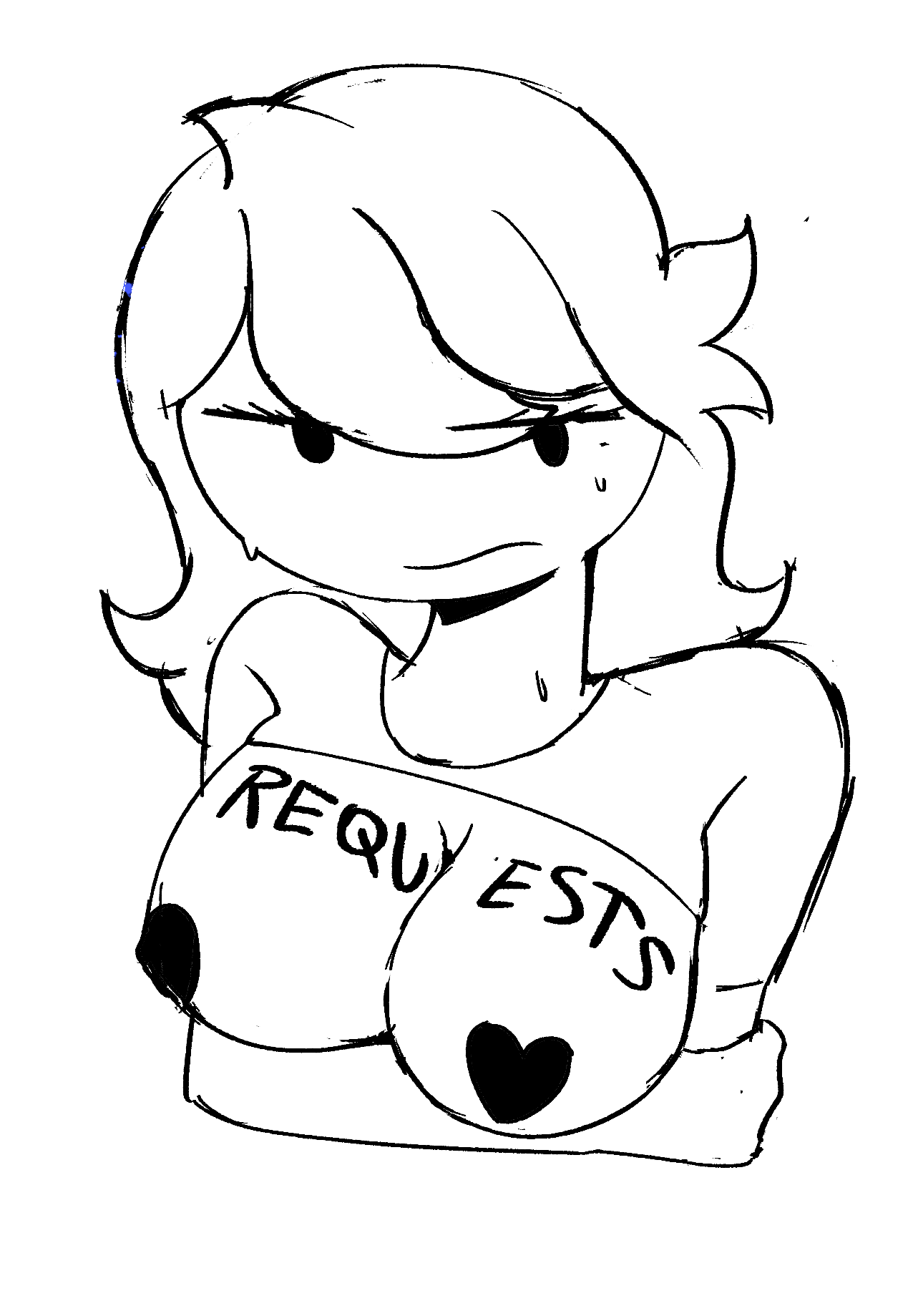 anonymous artist, body writing, female, jaiden, jaiden animations, nipple pasties, pasties, sole female, youtube, youtuber
