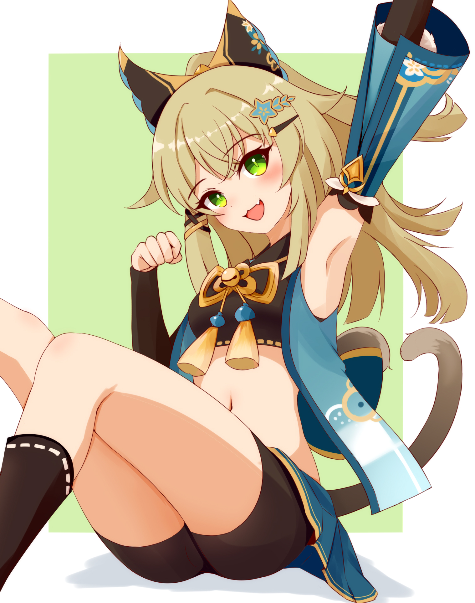 1girls, ayatori, female, genshin impact, kirara (genshin impact), tagme