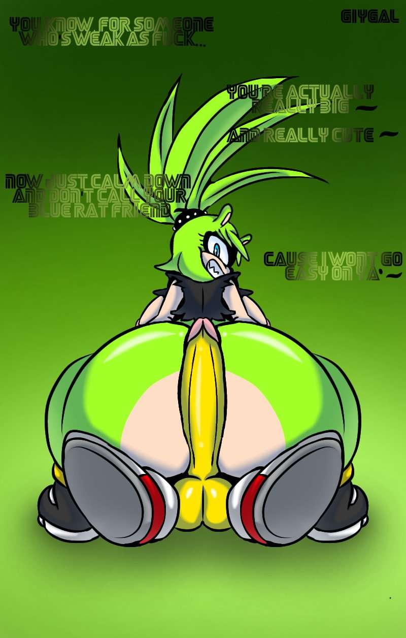 alternate version available, ass, assjob, big penis, buttjob, cowgirl position, dialogue, female, femdom, giygal, huge ass, idw comics, idw publishing, larger female, long cock, long dick, male, mobian (species), penis, sega, small but hung, smaller male, sonic (series), sonic the hedgehog (comics), sonic the hedgehog (idw), sonic the hedgehog (series), surge the tenrec, tails, tails the fox