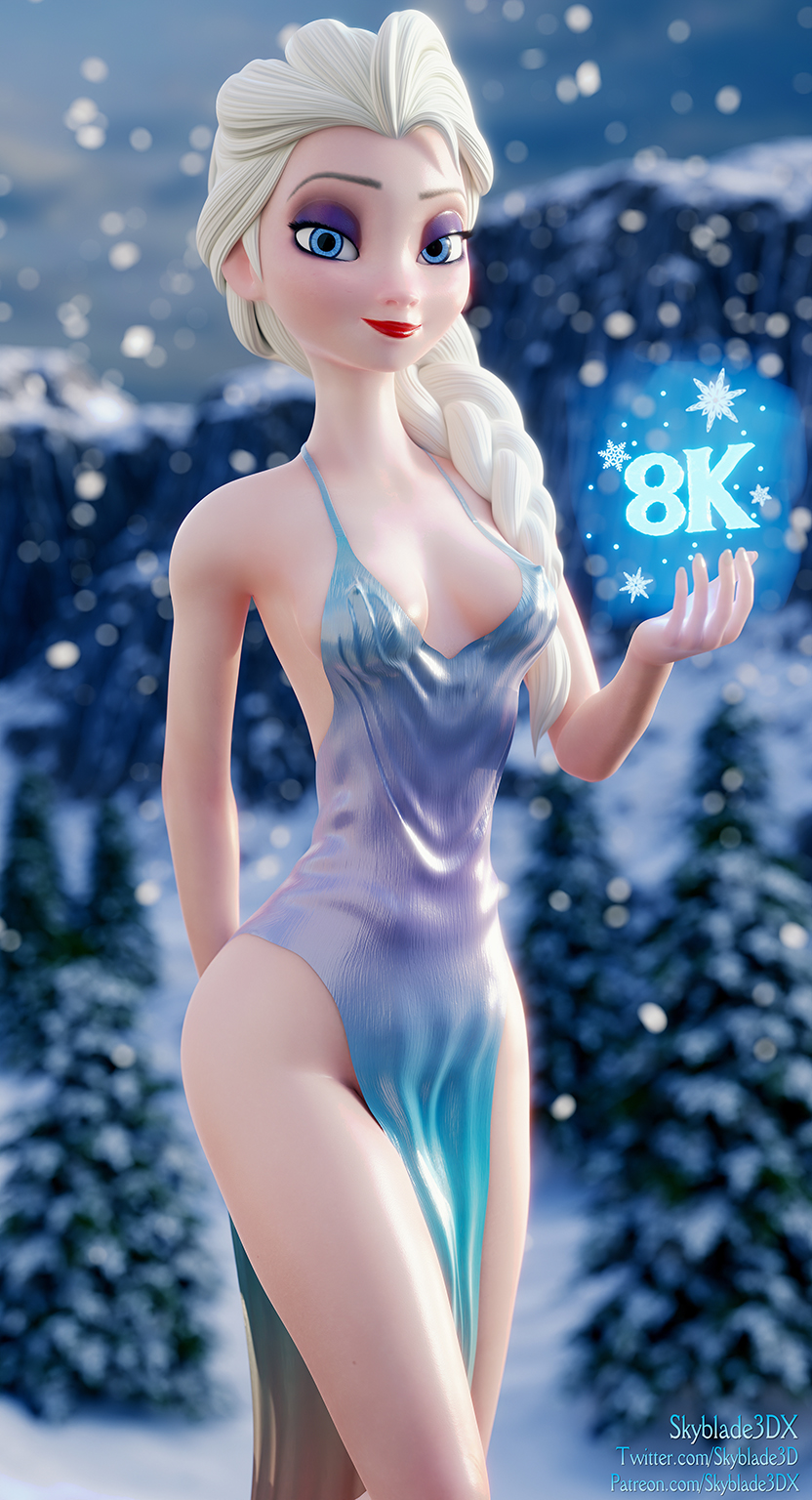 1girls 3d 8k absurd_res absurdres big_breasts blue_eyes breasts busty cleavage curvaceous curvy curvy_figure cute cute_face digital_media_(artwork) disney disney_princess elsa_(frozen) eyebrows eyelashes eyes female female_focus female_only fit fit_female frozen_(film) frozen_2 hair hips hourglass_figure huge_breasts human large_breasts legs light-skinned_female light_skin lips long_hair pale-skinned_female pale_skin queen royalty skyblade3dx slim solo thick thick_legs thick_thighs thighs top_heavy upper_body voluptuous waist white_hair wide_hips