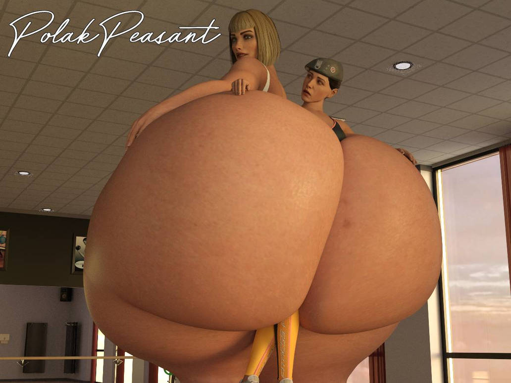 2girls 3d ass ass_cheeks between_buttocks big_ass ela_(rainbow_six) enormous_breasts female giant_ass giantess gigantic_ass huge_ass hyper hyper_ass massive_ass mini_giantess polakpeasant rainbow_six rainbow_six_siege size_difference stuck stuck_in_ass tall tall_female tall_girl taller_female taller_girl thick_thighs zofia_(rainbow_six)