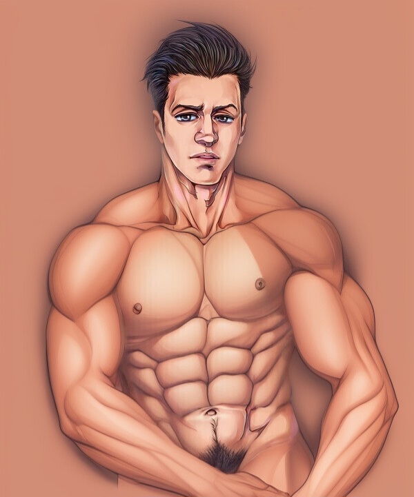 1boy attack_on_titan male male_only marcel_galliard naked_male porco_galliard