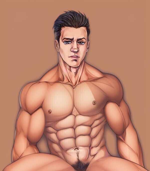 1boy attack_on_titan male male_only marcel_galliard marley_military_uniform naked_male porco_galliard