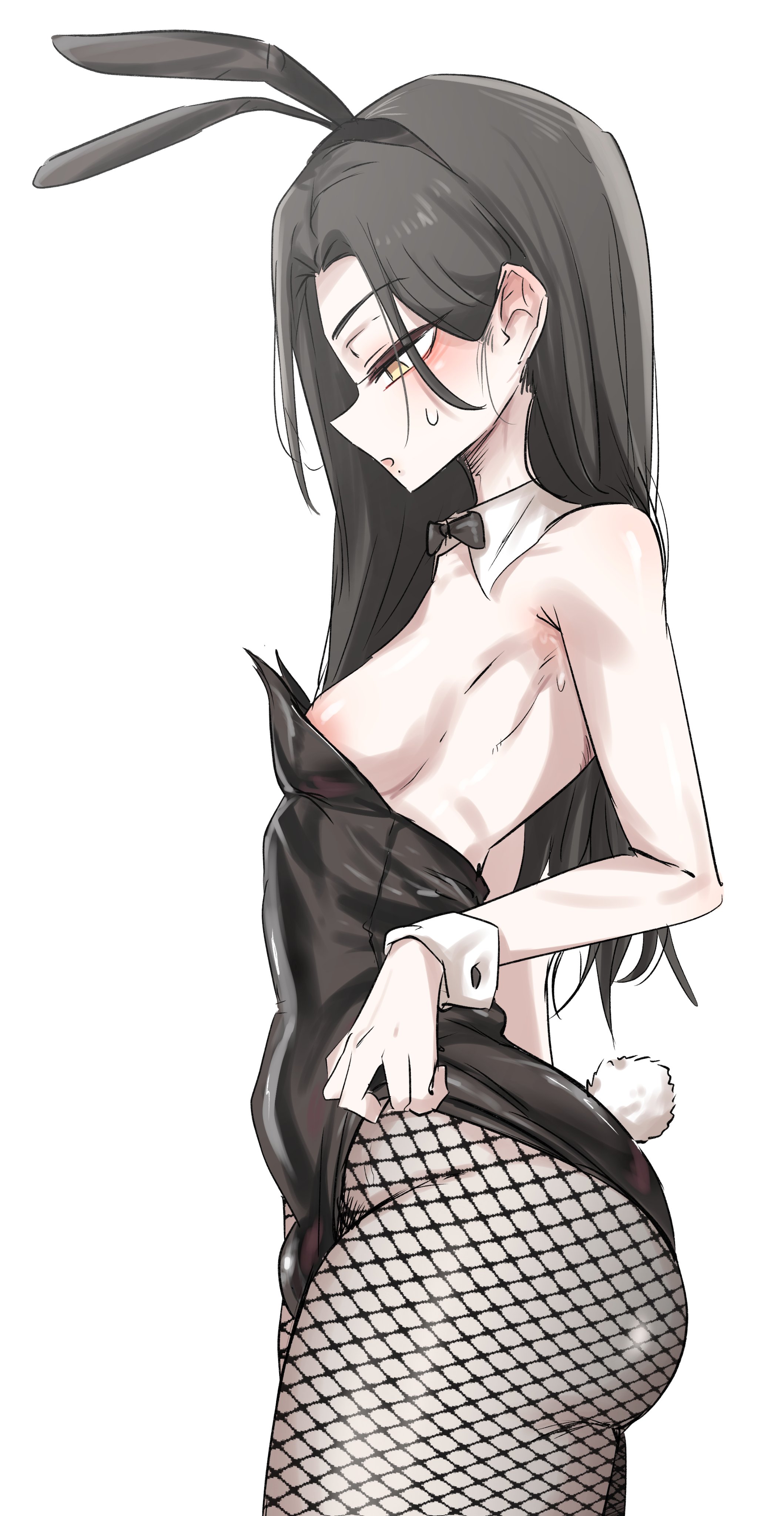 bunny boy, bunny ears, bunny tail, bunnysuit, femboy, youhwa100
