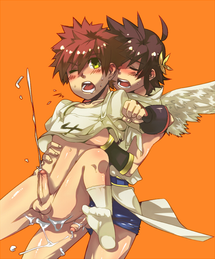 gay kid_icarus kid_icarus_uprising lvlv male male/male male_only nintendo pit pit_(kid_icarus) tagme yaoi