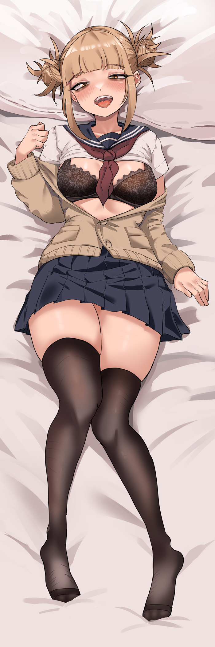 body_pillow_design bra dakimakura himiko_toga my_hero_academia school_uniform zd_(pixiv6210083)