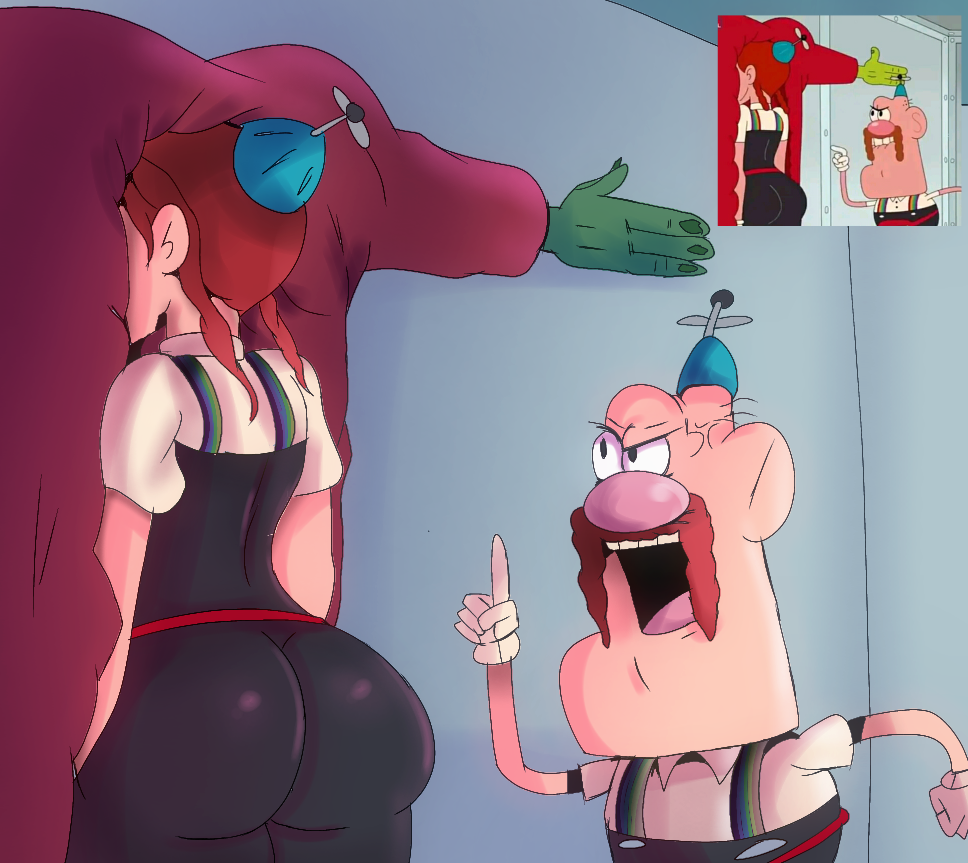 ass_grab aunt aunt_grandma big_ass big_butt cartoon_network dat_ass female frame gilf hi_res huesosdry inspired_by male priscilla_jones tagme taller_girl uncle_grandpa uncle_grandpa_(character)