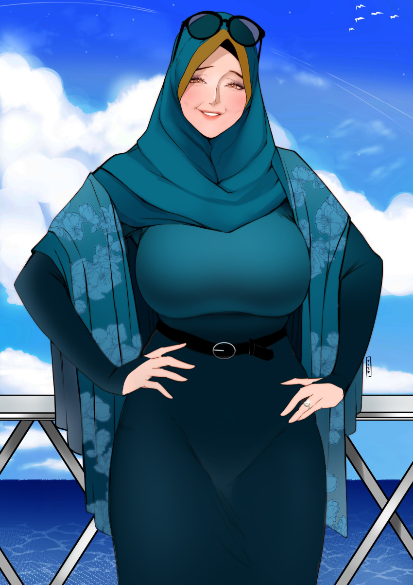 1girls, 2d, arabian, ass, aunt, before sex, big breasts, blender, breasts, clothing, curvaceous, curvy, female, female only, hi res, highres, hijab, huge breasts, jnsdh, large ass, large breasts, looking at viewer, mature female, middle eastern, middle eastern female, milf, mother, muslim, muslim female, night, realistic, seductive, seductive look, smile, smiling at viewer, solo, thick thighs, thighs, voluptuous, voluptuous female, voyeur