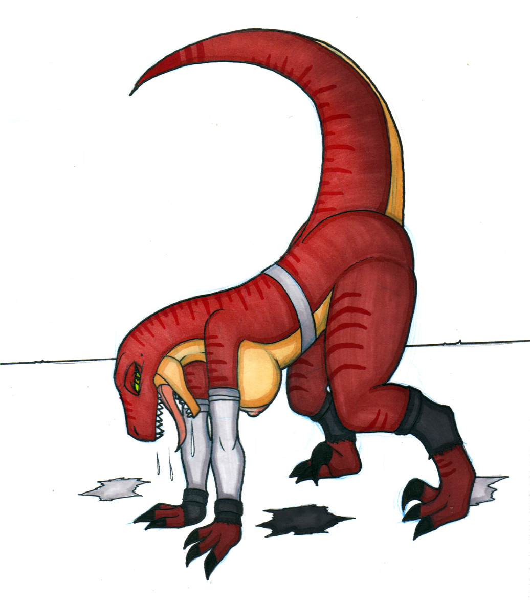 3_fingers 3_toes after_transformation all_fours alternate_species anthro anthro_only armwear aroused aroused_face aroused_smile ass bald bare_shoulders barefoot belly_scales belt big_breasts black_claws bodily_fluids breasts capcom claws clothing corruption digitigrade dino_crisis dinosaur dromaeosaurid drooling earhole enjoying erect_nipples fangs feet female fingers gloves green_sclera handwear huge_breasts ivanks long_neck long_tail long_tongue looking_back lust_transformation markings mental_transformation moan mostly_nude nipples non-mammal_breasts nude open_mouth presenting presenting_hindquarters pupils raised_tail raptor_claws red_body red_scales regina_(dino_crisis) reptile saliva scales scalie side_view simple_background slit_pupils snout solo species_transformation striped_markings striped_tail stripes tail tail_markings tan_body tan_scales teeth theropod thick_thighs toe_claws toes tongue tongue_out torn_clothing transformation transformation_through_technology white_background yellow_eyes