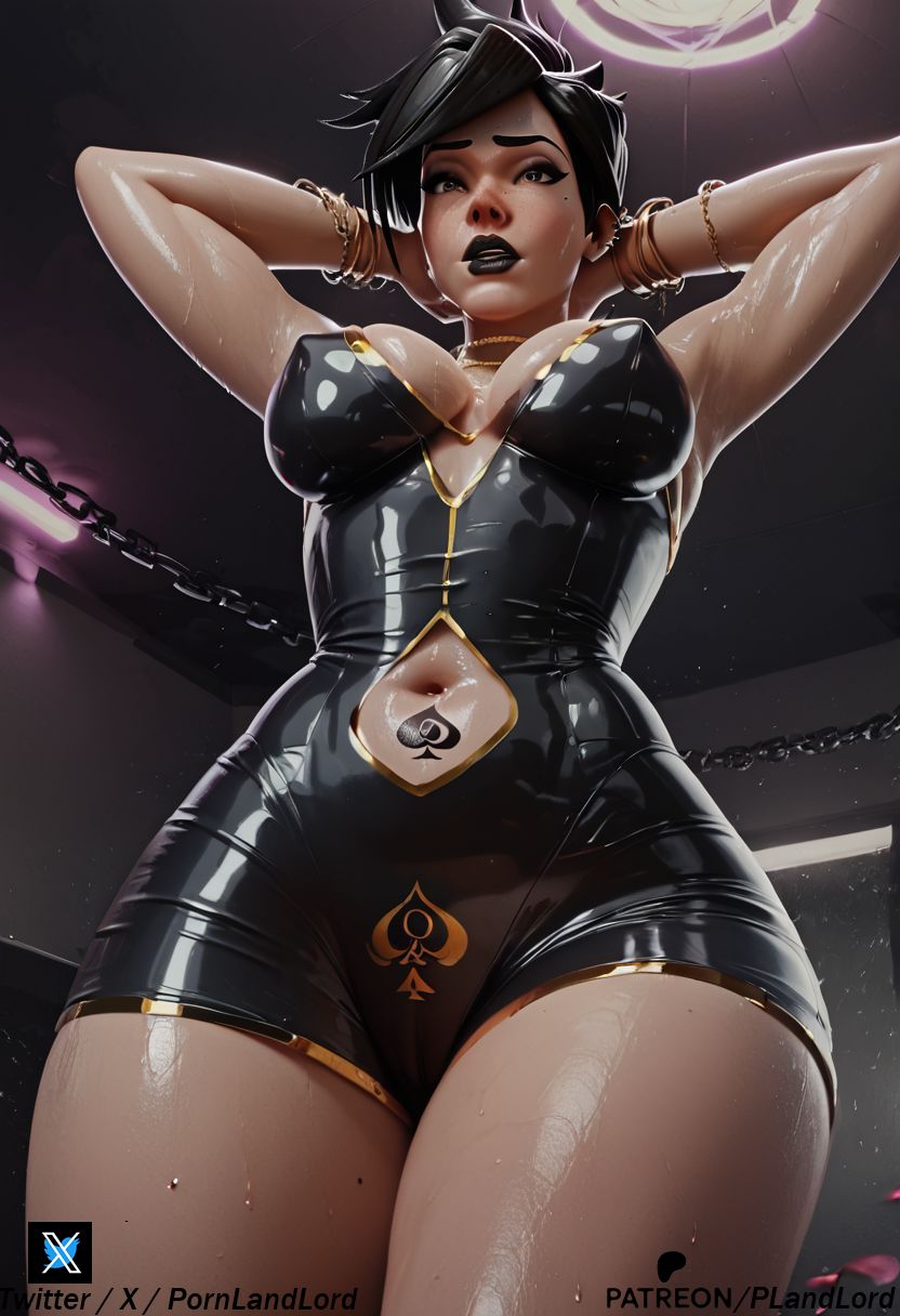 ai generated, antifragile traysi, ass, big ass, big breasts, breasts, cameltoe, female, le sserafim, lena oxton, overwatch, overwatch 2, pornlandlord, pussy, qos, queen of spades, thick, thick thighs, tracer, wet body
