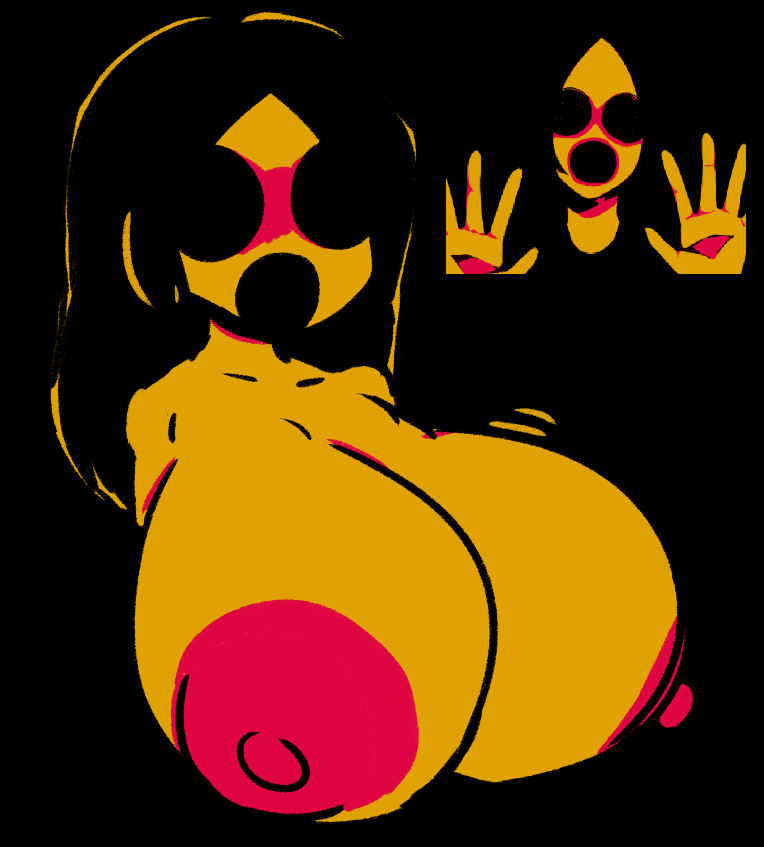 1girls areolae big_breasts black_background black_hair breasts_bigger_than_head cat_in_the_box creepypasta female female_only horror naked naked_female nightmare_waifu nipples no_eyes nude nude_female old_art open_mouth orange_skin p-con pink_nipples png scary scary_face solo solo_female spurhuns victim_(cat_in_the_box)