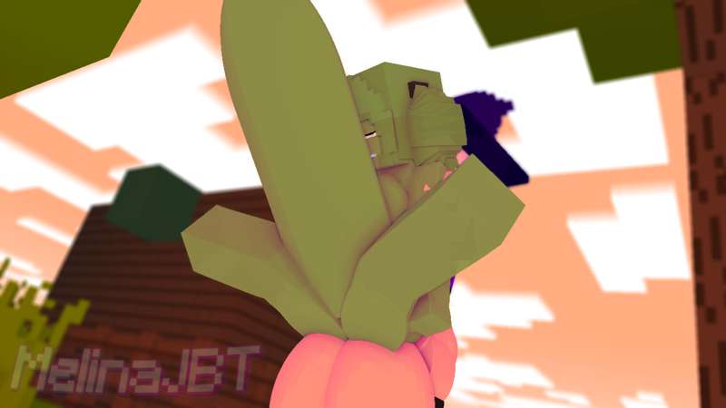 1futa 1girls 3d balls big_ass big_breasts breasts deep_penetration duo female futa_on_female futanari green_skin human humanoid hyper hyper_penetration hyper_penis hyper_stomach_bulge melanie_thompson_(melinajbt) melinajbt mine-imator minecraft nude omi_(melinajbt) penetration penis sex stomach_bulge tagme