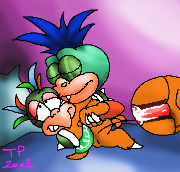 2001 age_difference anthro female jessica_koopa koopa koopaling larry_koopa lewrancelaura low_res male male/female mario_(series) nintendo scalie solo the_koopa_girls the_super_mario_bros._super_show! what younger_female younger_male