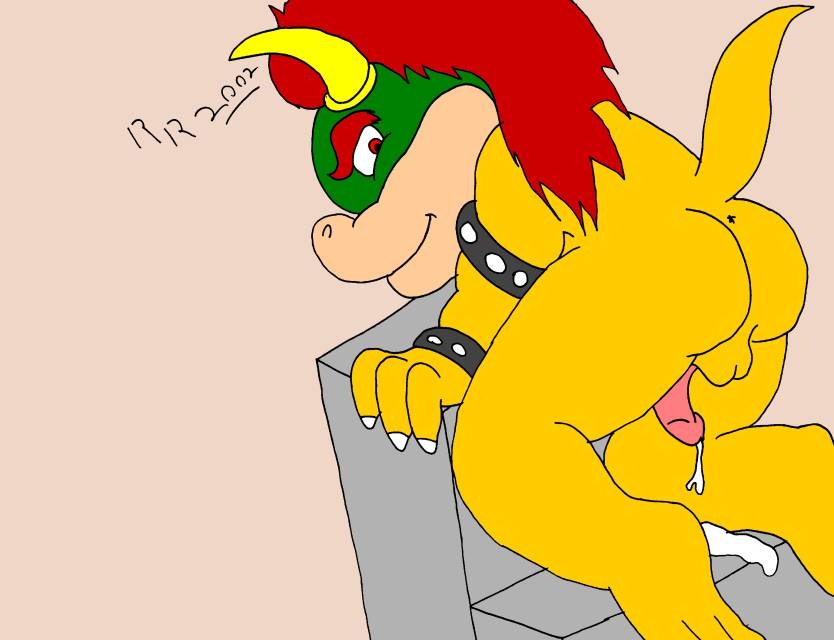 2002 anthro anus bowser koopa male mario_(series) nintendo rave_roo scalie solo