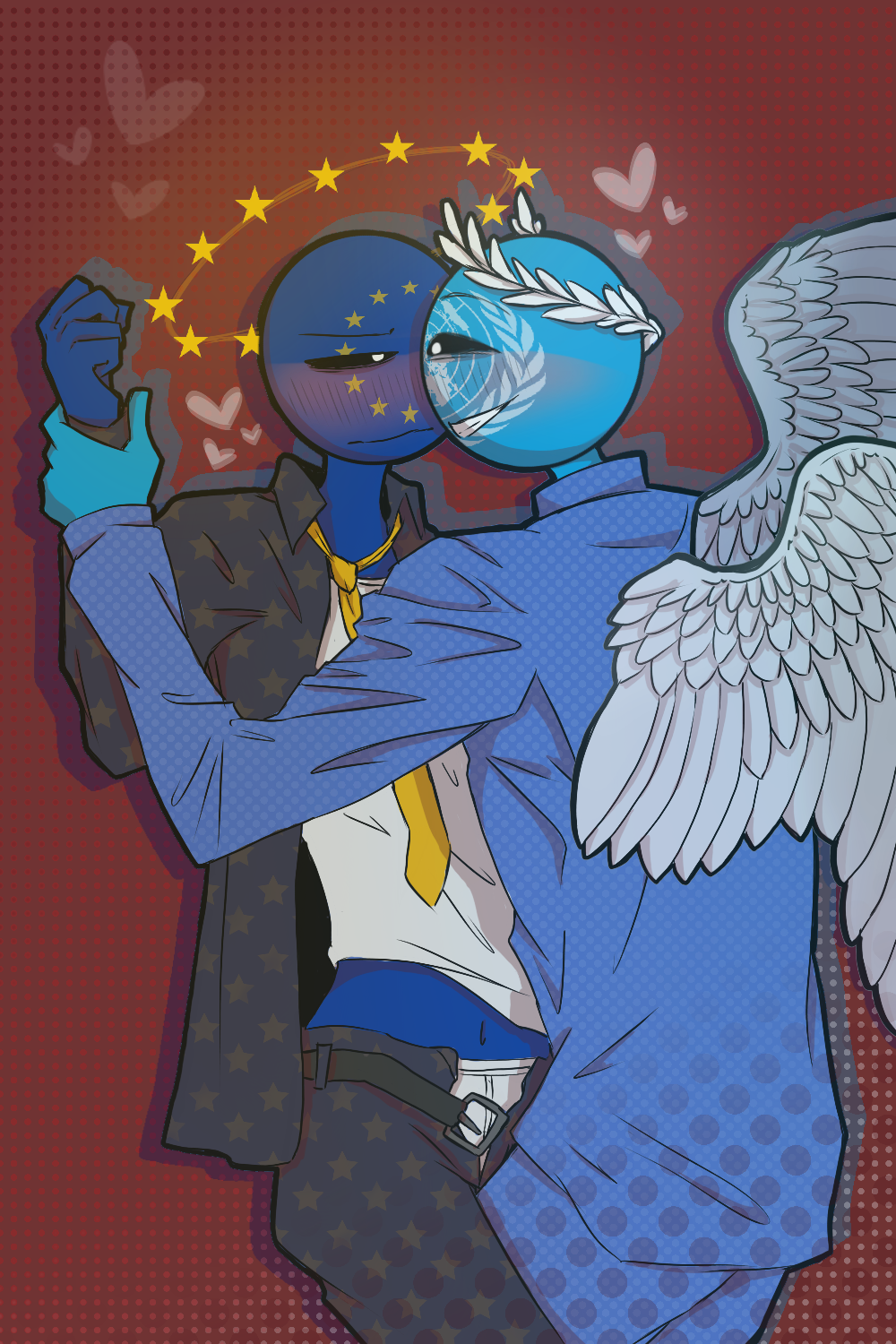 blush clothed countryhumans european_union_(countryhumans) gay male male/male pinned porn stickman tie united_nations united_nations_(countryhumans)