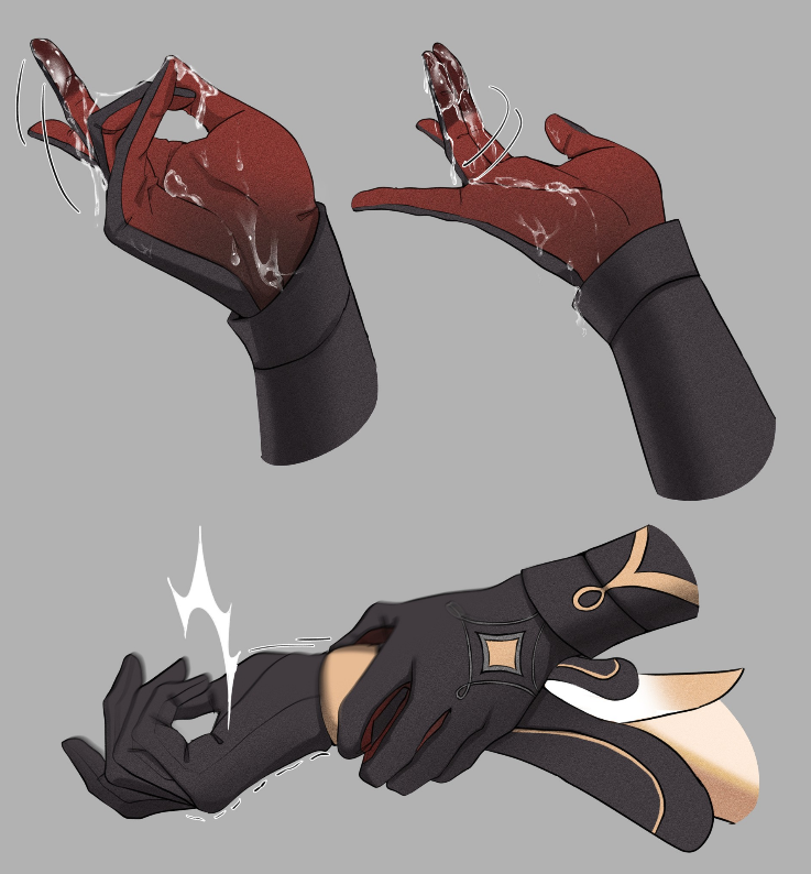 2boys, aether (genshin impact), albedo (genshin impact), finger fetish, finger play, fingering partner, fingers, genshin impact, hand grab, male, male only, pov, pov hands, tagme, yaoi